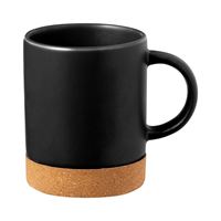 TAZZA IN CERAMICA CON BASE IN SUGHERO